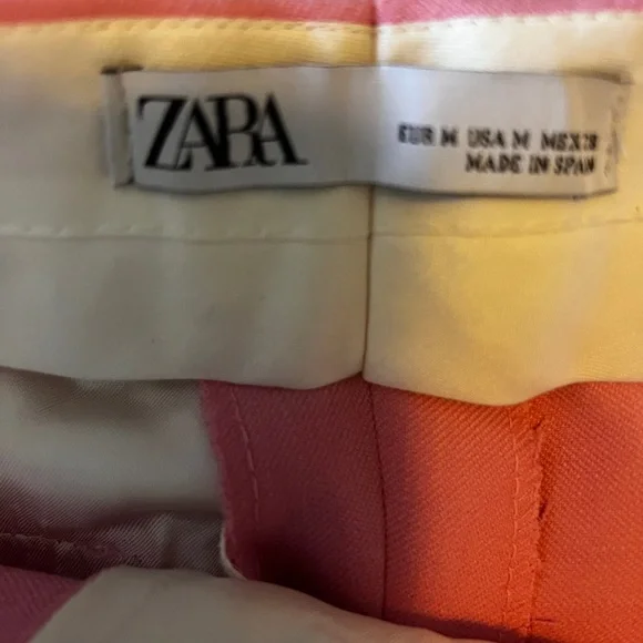 Zara Pink Wide Leg Women's Pants - Picture 3 of 3